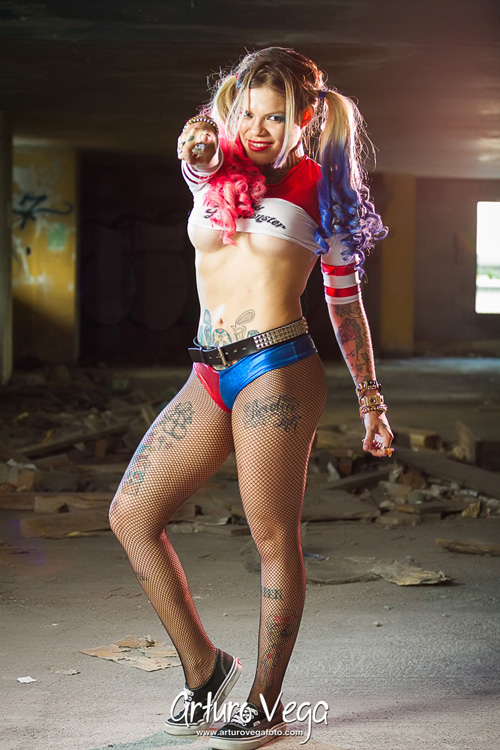 Sexy Harley Quinn from Suicide Squad Cosplay