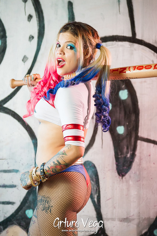 Sexy Harley Quinn from Suicide Squad Cosplay