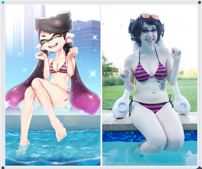 Callie and Marie from Splatoon Swimsuits
