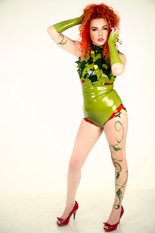 Harley Quinn & Poison Ivy Latex Cosplay