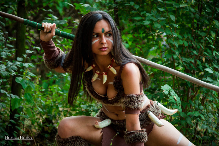 Nidalee from League of Legends Cosplay