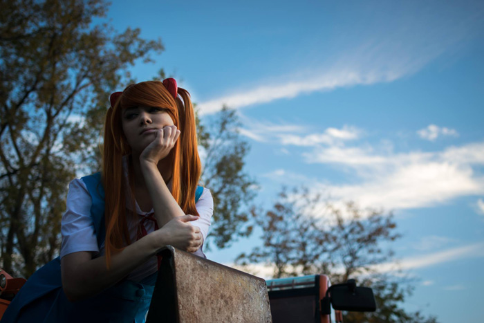 Asuka from Evangelion Cosplay