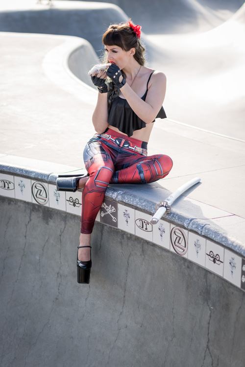 Deadpool Fashion Photoshoot