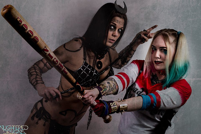 Suicide Squad Harley Quinn & Enchantress Cosplay