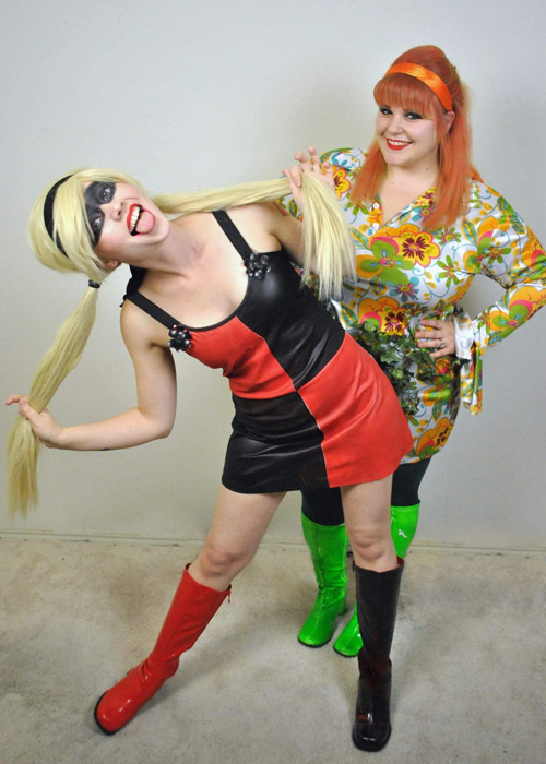 Go-Go Harley Quinn & Poison Ivy Cosplay