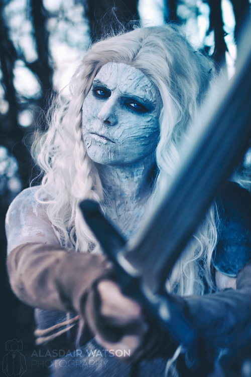 My White Walker / Daenerys Targaryen Mashup Cosplay