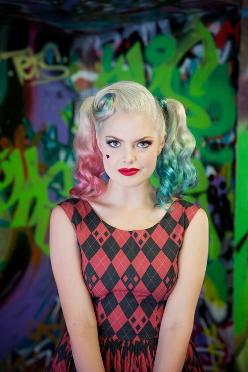 Rockabilly Harley Quinn Photoshoot