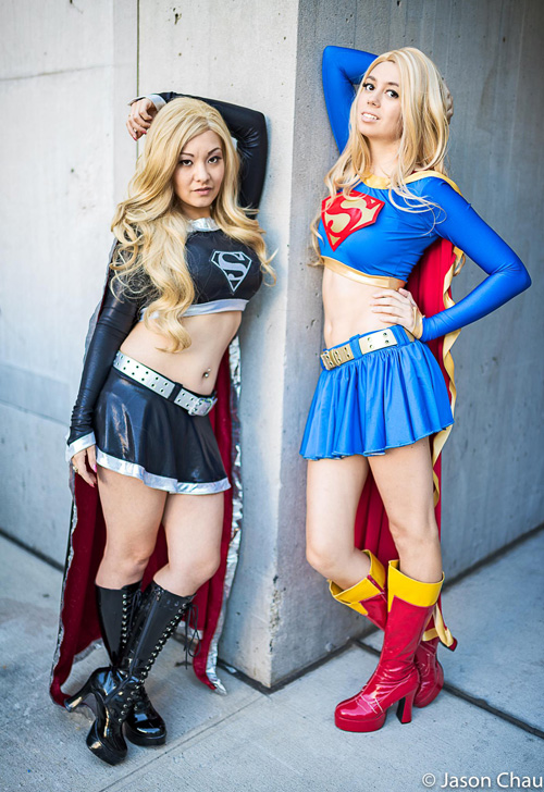 Supergirl & Evil Supergirl Cosplay