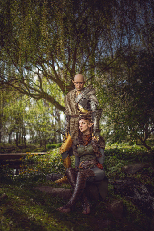 Solas & Lavellan from Dragon Age: Inquisition Cosplay