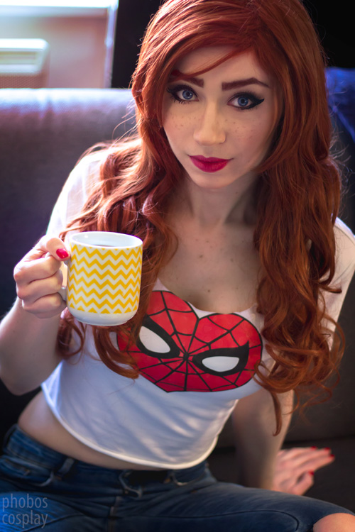 Mary Jane Watson from Spider-Man Cosplay