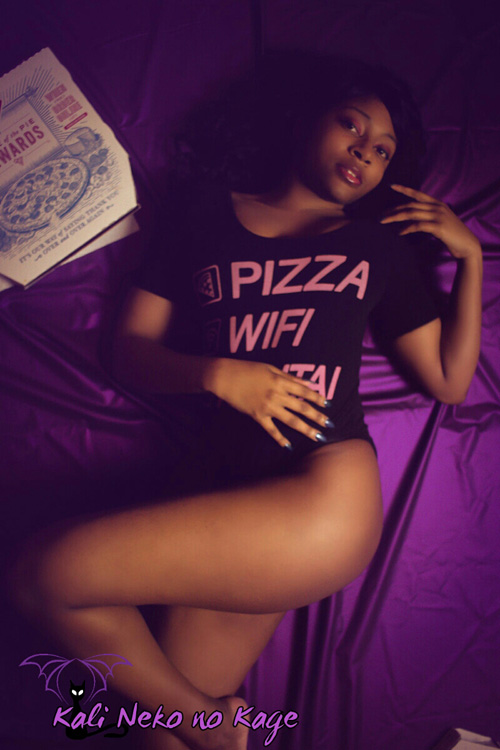 Pizza and Hentai Pinup Photoshoot