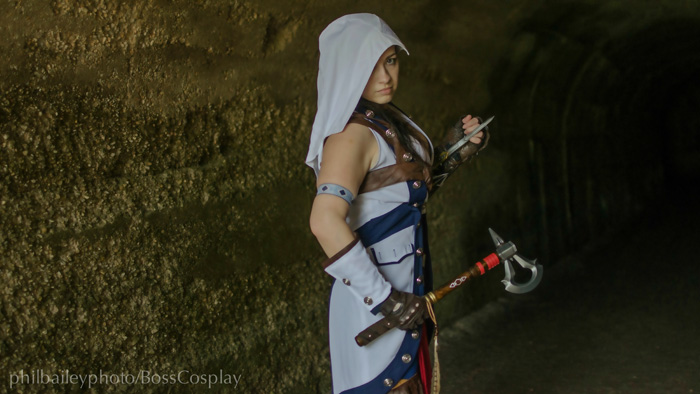 Genderbent Connor from Assassins Creed III Cosplay