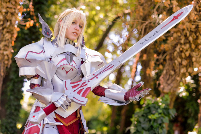 Mordred in Fate/Apocrypha Armor Cosplay