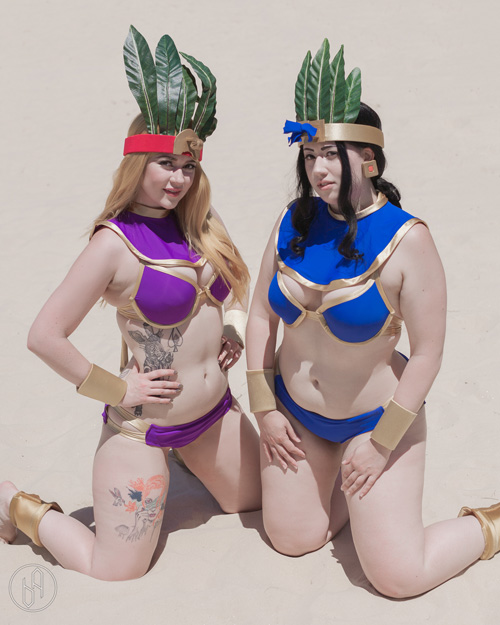 Miguel and Tulio Swimsuit Cosplay