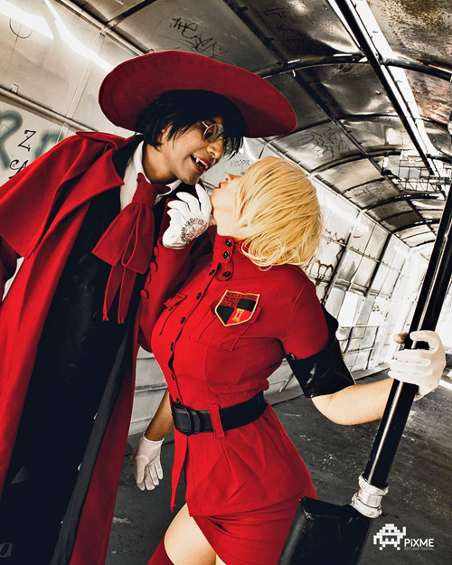 Alucard and Sers Victoria from Hellsing Cosplay