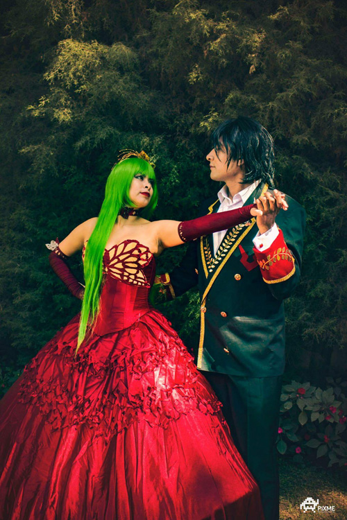 C.C. and Lelouch from Code Geass Cosplay