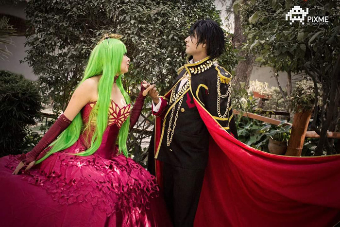 C.C. and Lelouch from Code Geass Cosplay