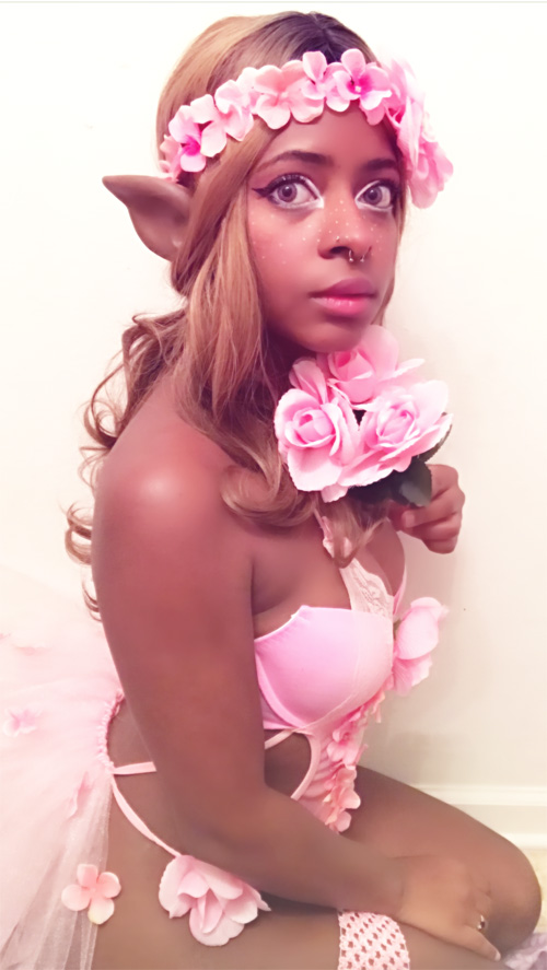 Flower Nymph Pinup Photoshoot