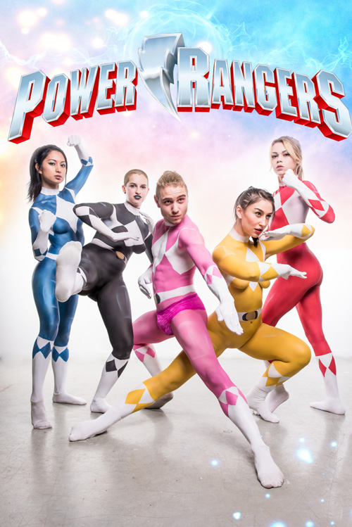 Power Rangers Body Paint