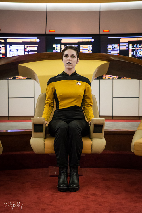 Data from Star Trek: The Next Generation Cosplay
