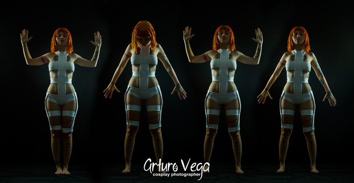 Leeloo from The Fifth Element Cosplays