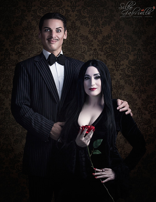 Morticia & Gomez from The Addams Family Cosplay