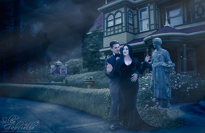 Morticia & Gomez from The Addams Family Cosplay