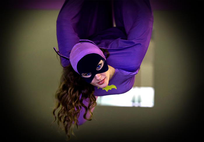 Nightwing and Batgirl "Circus School" Cosplays