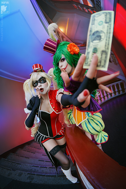 Lady Joker & Harley Quinn Cosplay