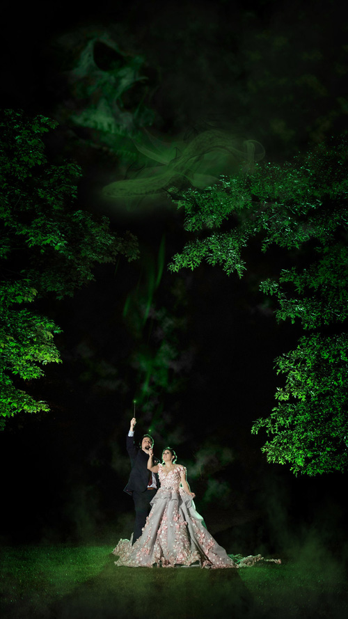 Slytherin Wedding Photoshoot