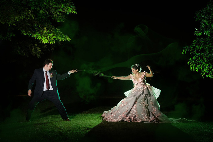 Slytherin Wedding Photoshoot