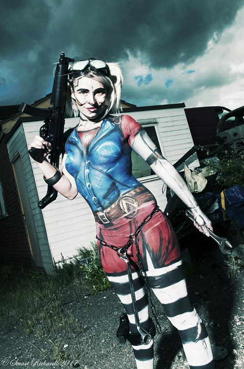 Gaige from Borderlands Body Paint