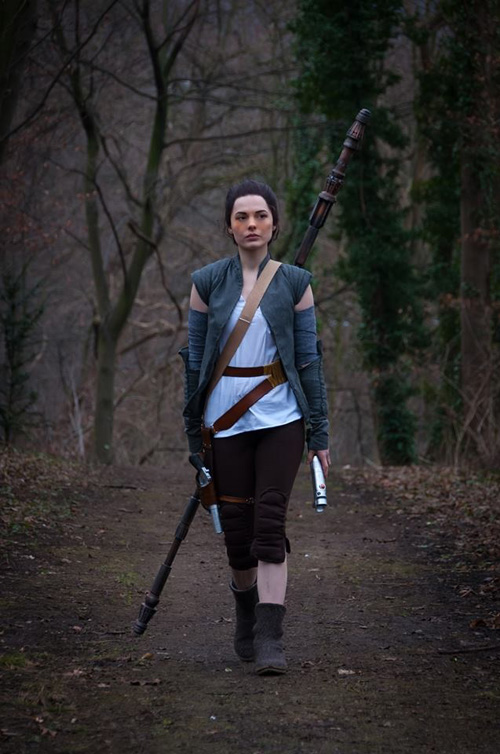 Rey from Star Wars VII Cosplay