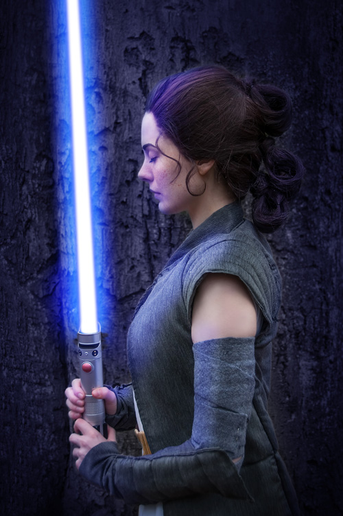 Rey from Star Wars VII Cosplay
