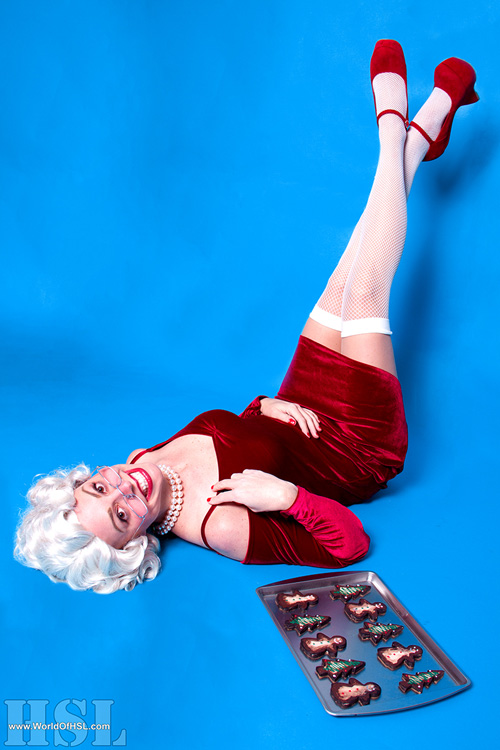 Mrs. Claus Christmas Pinup