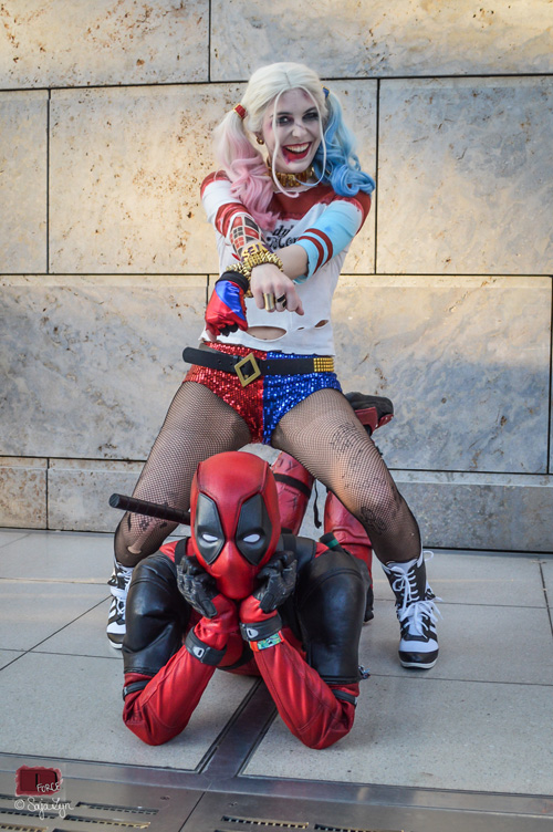 Harley Quinn & Deadpool Cosplay