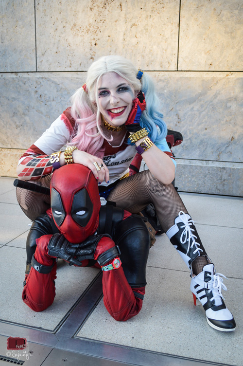 Harley Quinn And Deadpool Cosplay