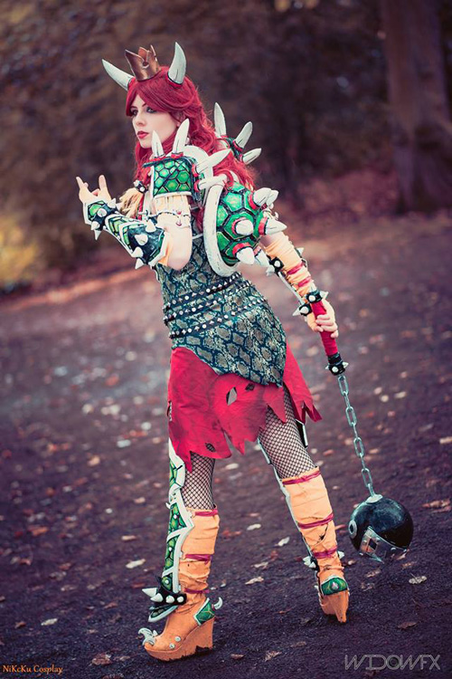 Female Bowser from Super Mario Cosplay