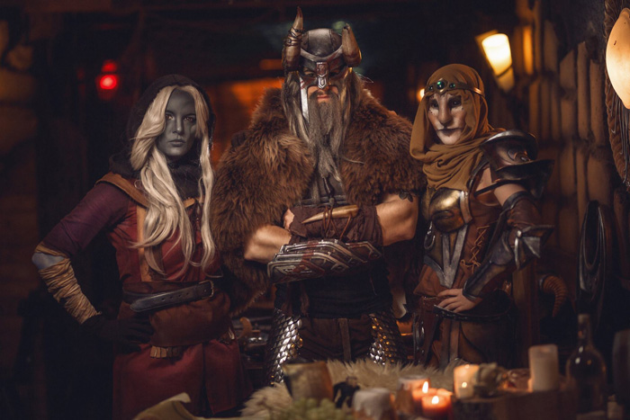The Elder Scrolls Tavern Group Cosplay