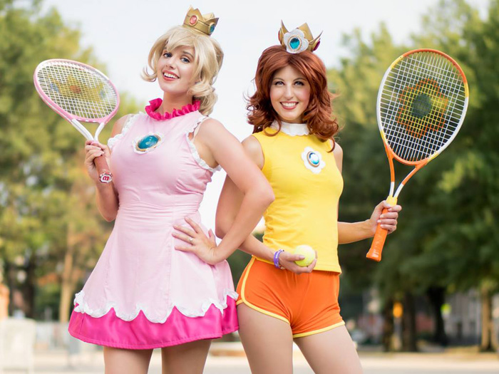 Princess Peach & Daisy Mario Tennis Cosplay