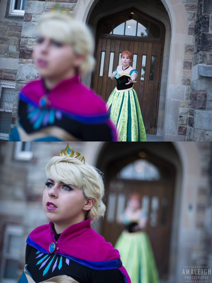 Elsa and Anna from Frozen Cosplay
