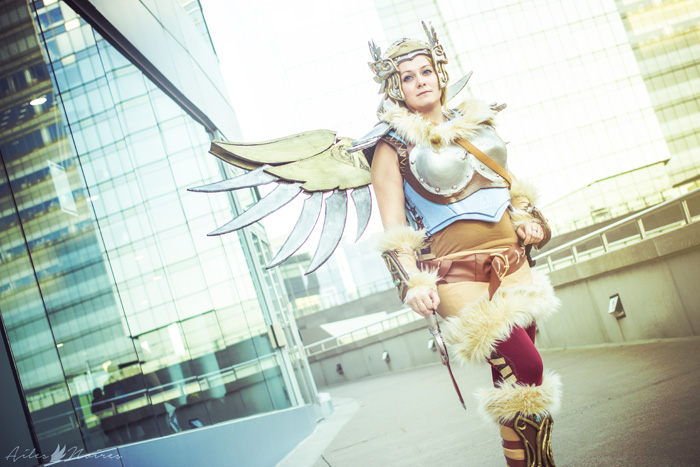 Valkyrie Mercy from Overwatch Cosplay