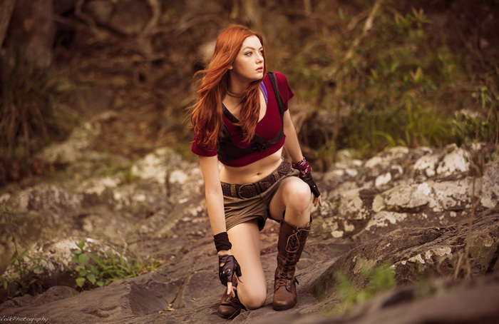 Ruby Roundhouse from Jumanji Cosplay