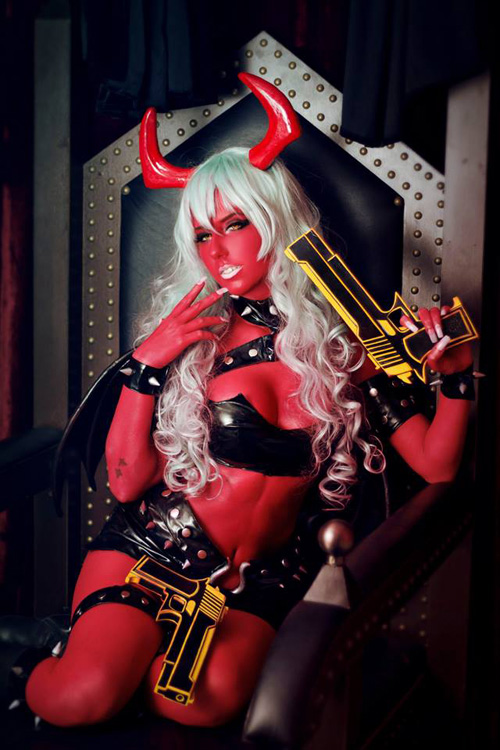 Scanty from Panty & Stocking with Garterbelt Cosplay