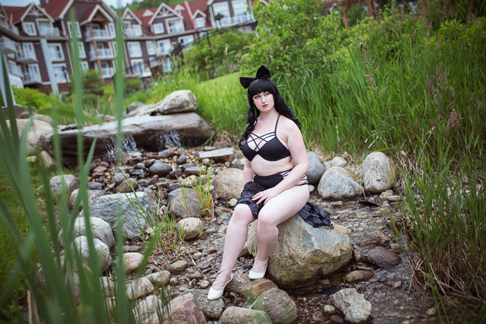 Blake from RWBY Bathing Suit Cosplay