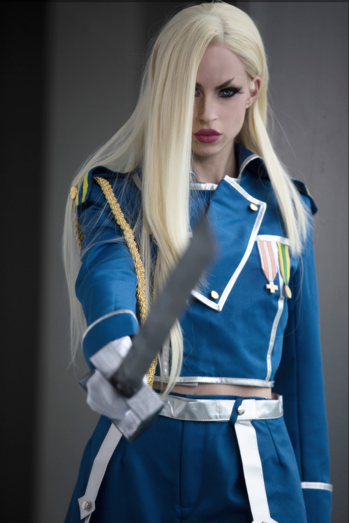 Fullmetal Alchemist Olivier Mira Armstrong Cosplay Costume Cosplay 