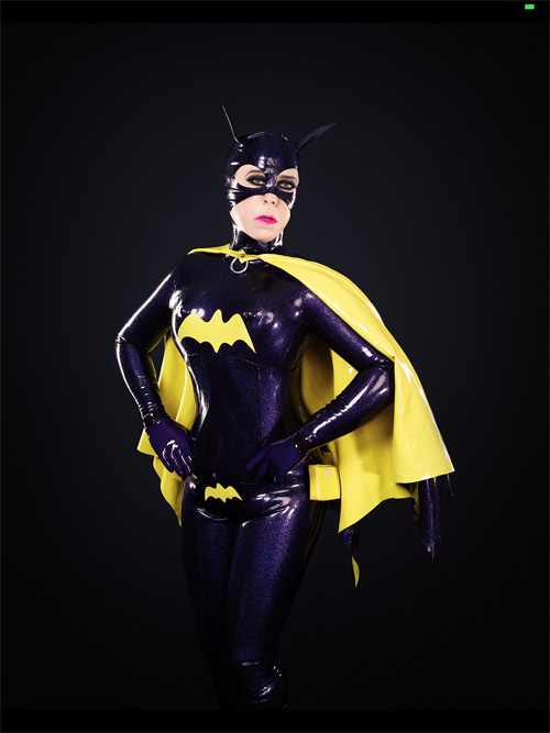 Latex Batgirl Cosplay