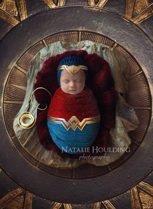 Adorable Superhero & Sci-Fi Newborn Photoshoots