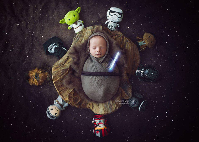 Adorable Superhero & Sci-Fi Newborn Photoshoots