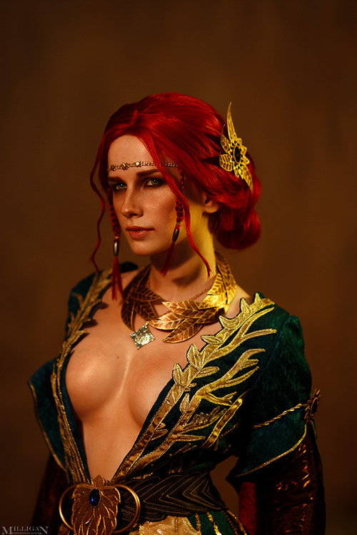 Sexy triss cosplay merigold The Witcher